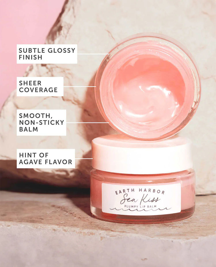 Earth Harbor Sea Kiss Lip Balm Infographic