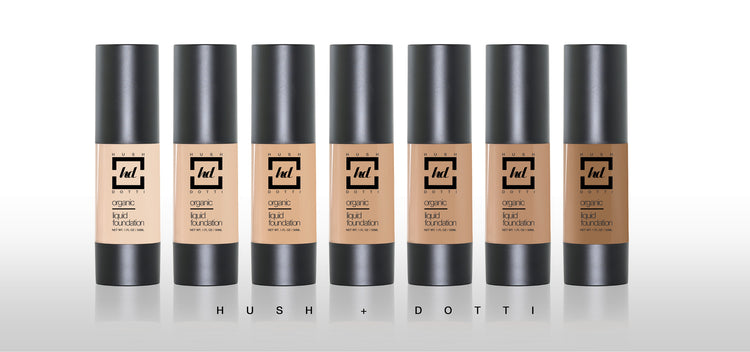 hush and dotti organic liquid foundation canada