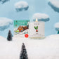 Holly Candle Cranberry Clove Pine Milk Jar
