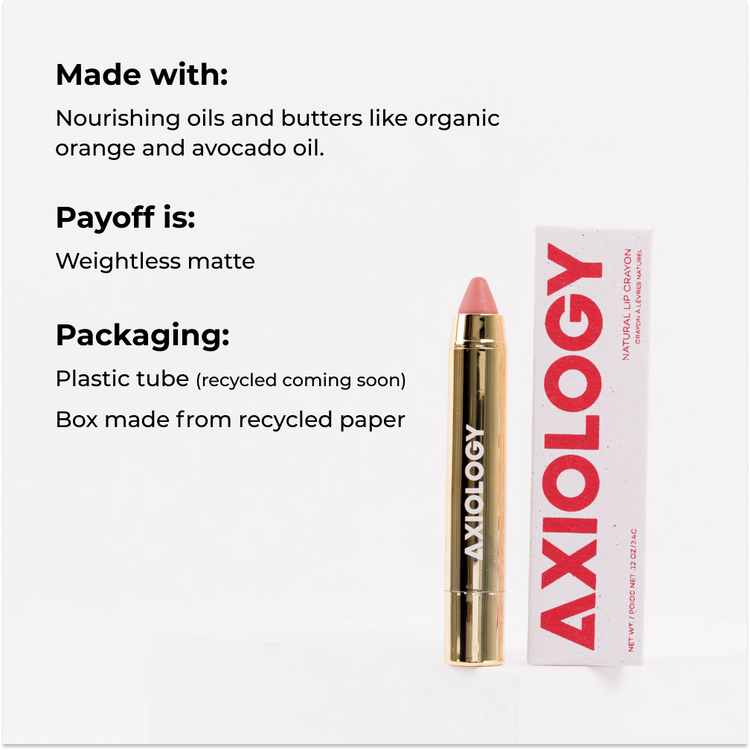 axiology vegan lipstick canada serene