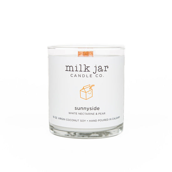 milk jar sunnyside candle