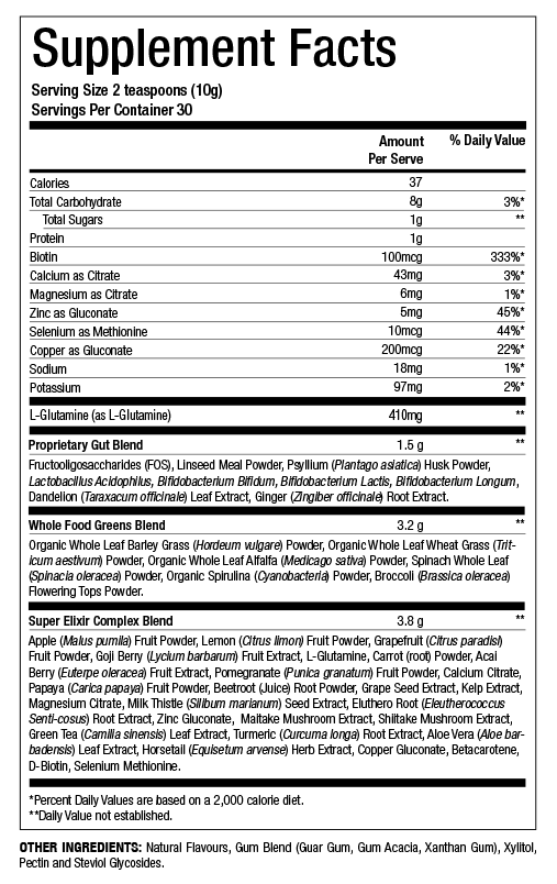 Welleco canada Super Elixir Alkalizing Greens Caddy & Refills