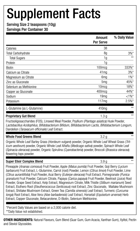 Welleco canada Super Elixir Alkalizing Greens Caddy & Refills