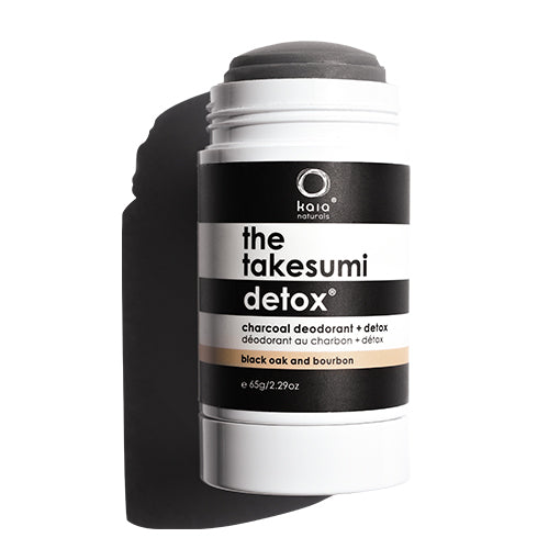 kaia naturals canada the takesumi detox charcoal deodorant + detox