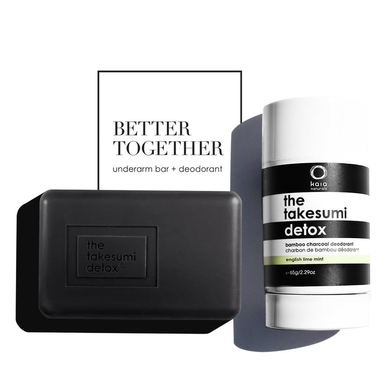 kaia naturals canada the takesumi detox charcoal deodorant + detox