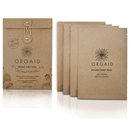 Orgaid anti-aging organic sheet mask kalonegy canada
